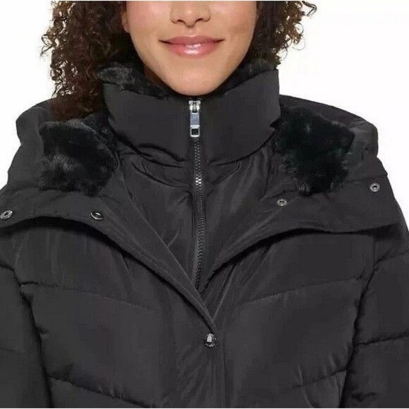 NWOT Andrew Marc Mixed Media Jacket Black 2XL - Picture 4 of 5